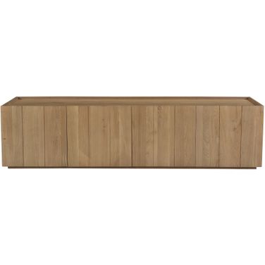 Plank Media Cabinet In Natural