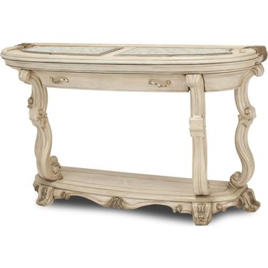 Platine De Royale Console Table In Champagne