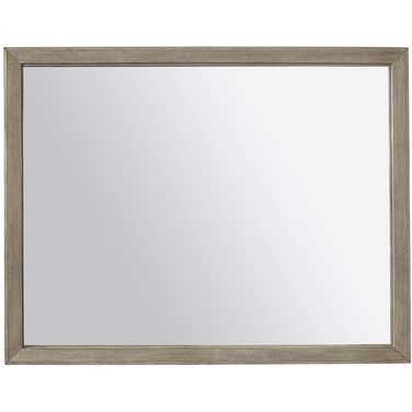 Platinum Landscape Mirror In Grey