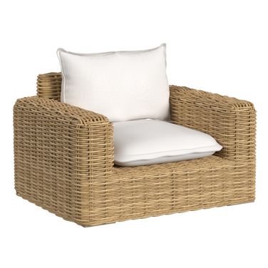 Playa Oversized Club Chair in Soothe Pearl