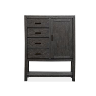 Plum Creek Door Chest In Ravenwood Black