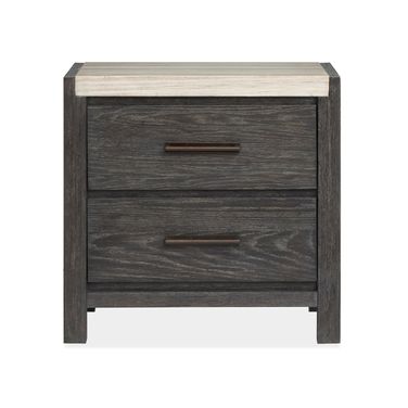Plum Creek Drawer Nightstand In Ravenwood Black