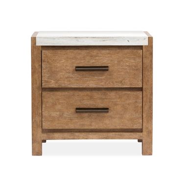 Plum Creek Drawer Nightstand In Sierra Brown