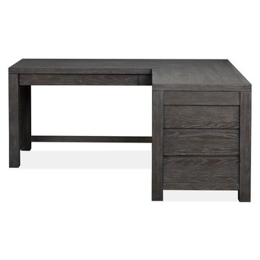 Plum Creek L-Desk In Ravenwood Black