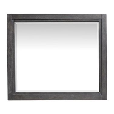 Plum Creek Landscape Mirror In Ravenwood Black