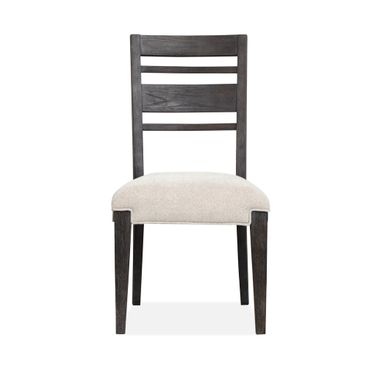 Plum Creek Upholstered Side Chair Set of 2 In Ravenwood Black