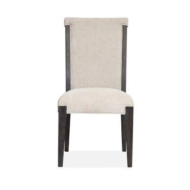 Plum Creek Upholstered Side Chair Set of 2 In Ravenwood Black