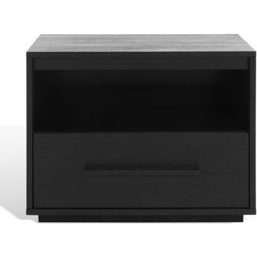 Poesy 1 Drawer Nightstand In Black