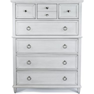 Point Breeze 5 Drawer Chest In White