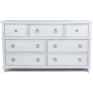 Point Breeze 7 Drawer Dresser In White