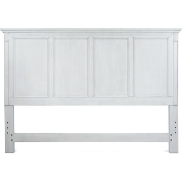 Point Breeze King Headboard In White