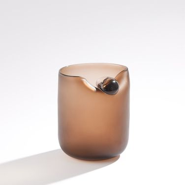 Poise Small Vase In Tobacco