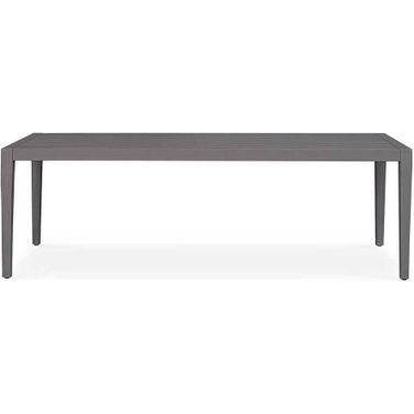 Polanco Outdoor Aluminum Dining Table In Black