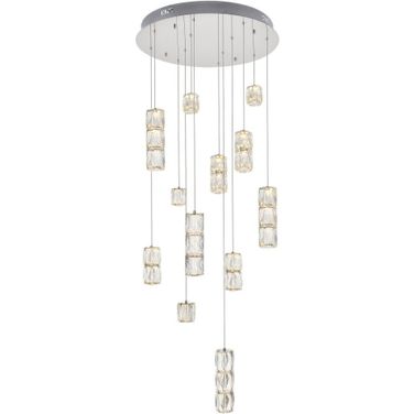 Polaris Led Light Chrome Pendant 3500D24C