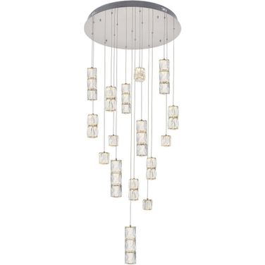Polaris Led Light Chrome Pendant 3500D28C