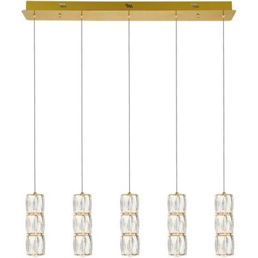 Polaris Led Light Gold Pendant 3500D5G