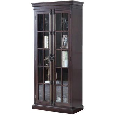 Polich Cherry Storage Curio Cabinet