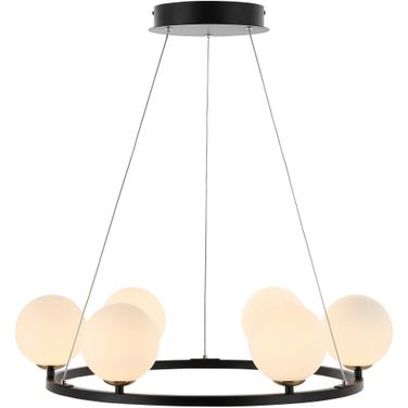 Pomona Chandelier in Matte Black