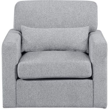 Pompano Swivel Chair In Gray