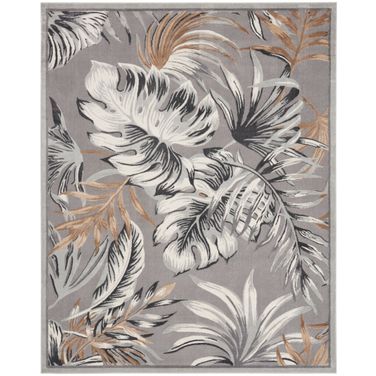 Pompeii 7'10" x 9'10" Indoor Rug In Grey