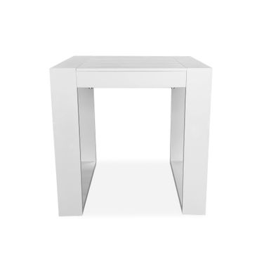 Portal End Table In White