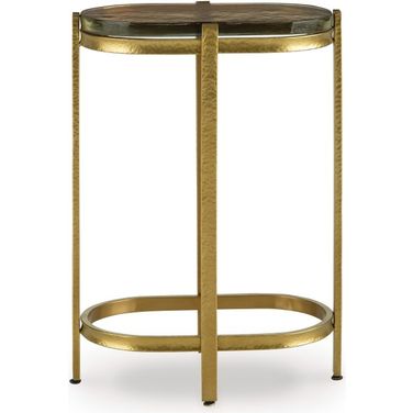 Porterville Accent Table In Gold