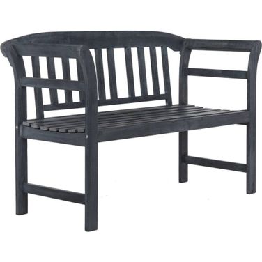Porterville Ash Grey 2-Seat Bench