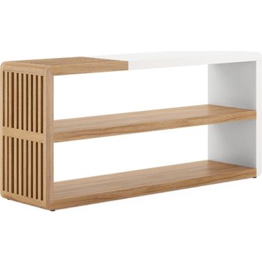 Portico Sofa Console In Brown