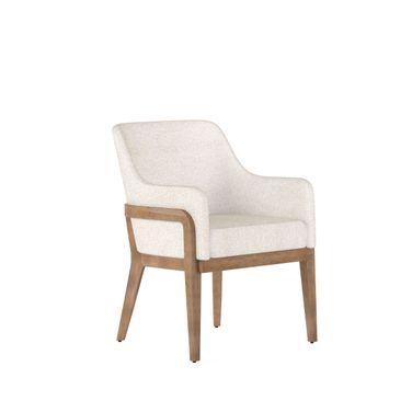 Portico Upholstered Arm Chair In Brown