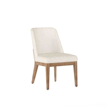 Portico Upholstered Side Chair Set of 2 In Brown