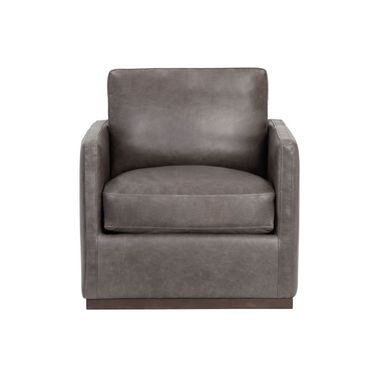 Portman Swivel Lounge Chair In Marseille Concrete