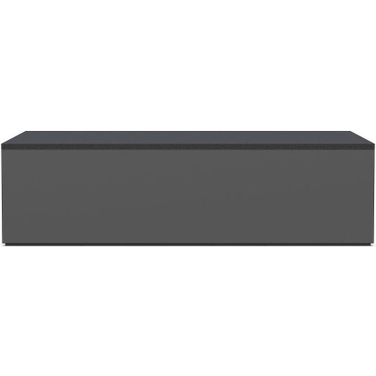 Porto Granite Coffee Table In Matte Charcoal