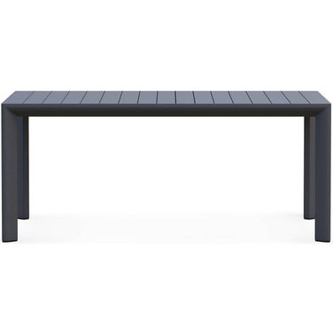 Porto Rectangular Dining Table In Matte Charcoal