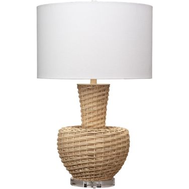 Portobello Rattan Table Lamp In Natural