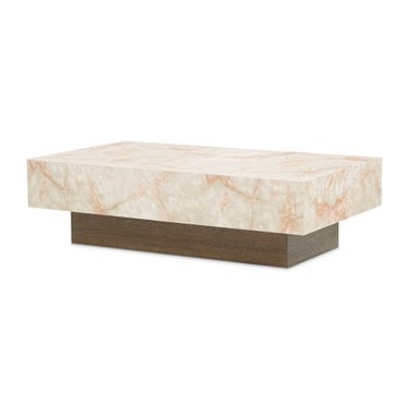 Portrait Cocktail Table In Sienna Brown