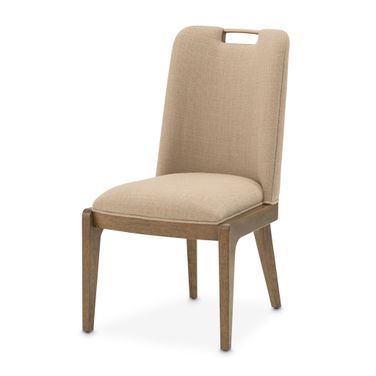 Portrait Dining Side Chair Set of 2 In Toffee and Sienna Brown