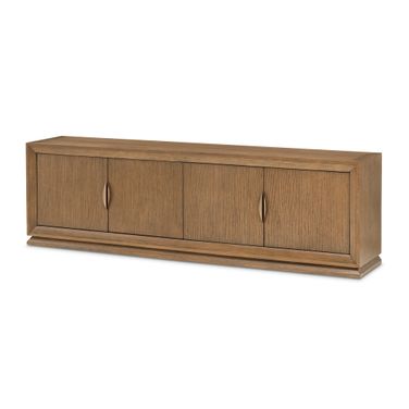 Portrait TV Console In Sienna Brown