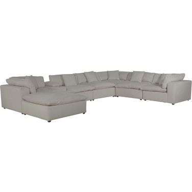 Posh Modular Sectional In Dove