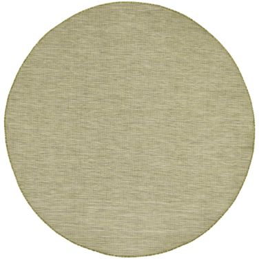 Positano Round Modern 8' x 8' Rug In Green
