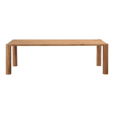 Post Large Dining Table In White