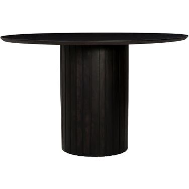 Povera Round Dining Table In Black