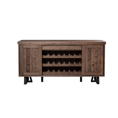 Prairie Sideboard with Wine Holder In Natural and Black