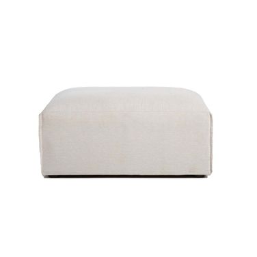 Premium Modular Ottoman In Pebble and Black
