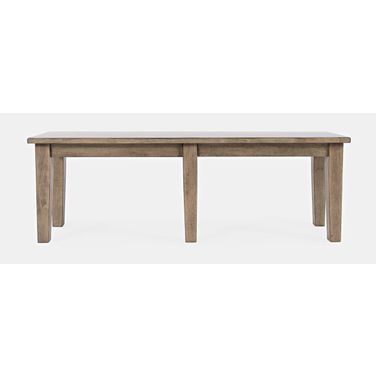 Prescott Park 52'' Dining Bench In Gray Brown