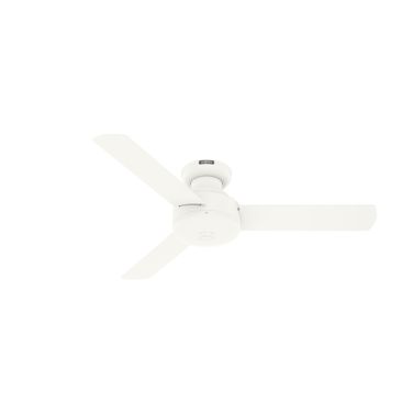 Presto 44 Inch Low Profile Ceiling Fan and Wall Control In Matte White