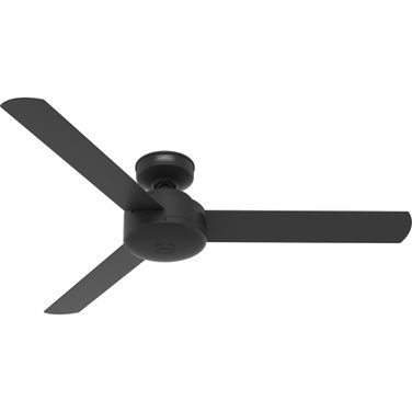 Presto 52 Inch Ceiling Fan and Wall Control In Matte Black