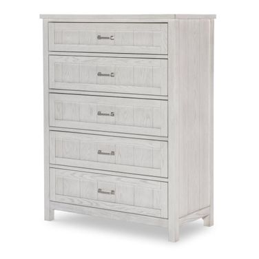 Preston 5 Drawer Chest In Bleached Linen