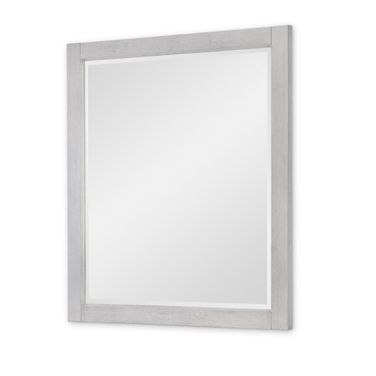 Preston Mirror In Bleached Linen