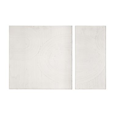 Pretty Mess Wall Art In White