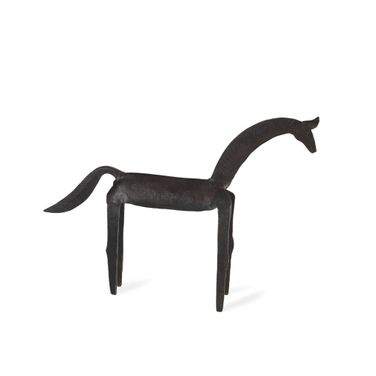 Primitive Medium Iron Horse In White